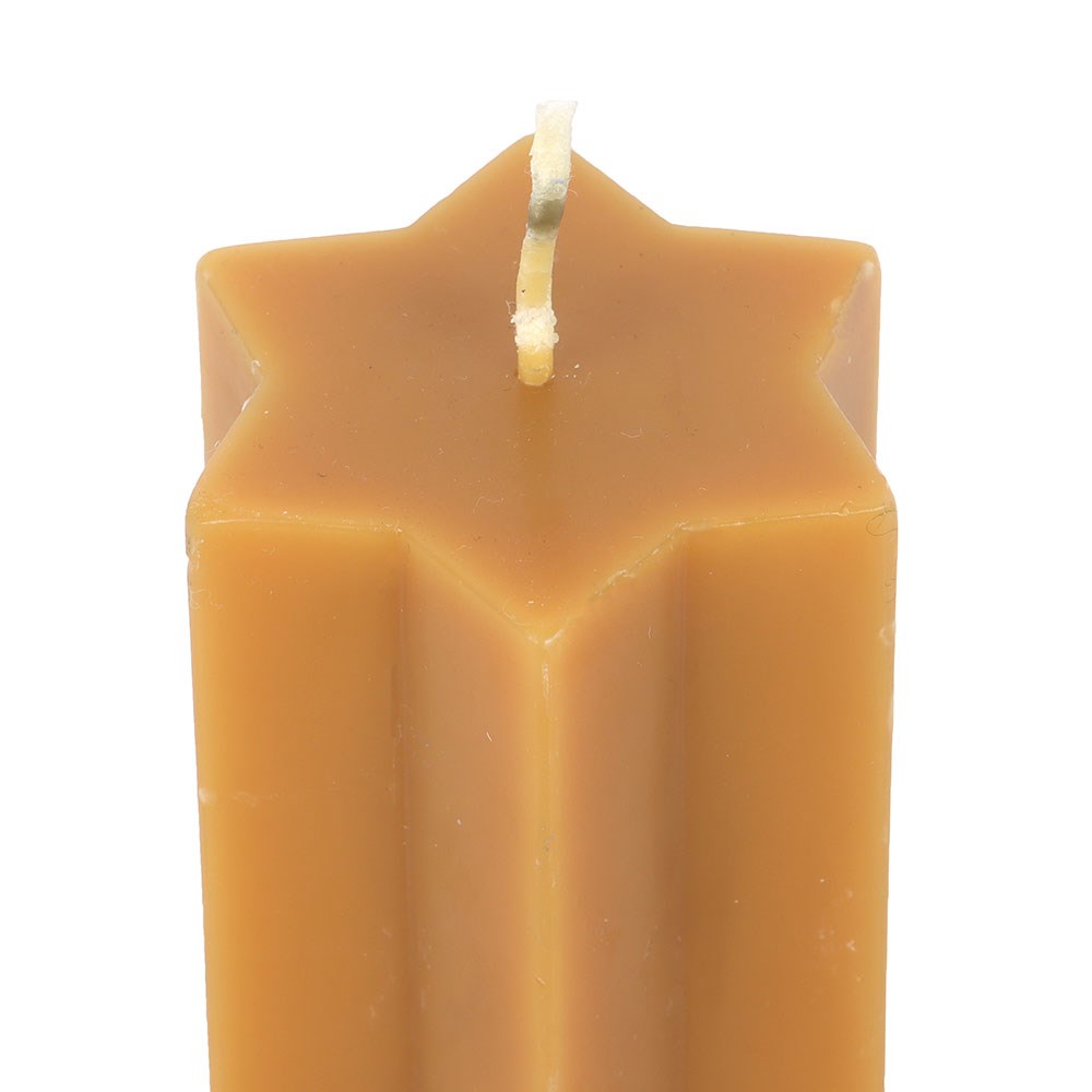 Starry Night Star-Shaped Taper Candle in Gold3