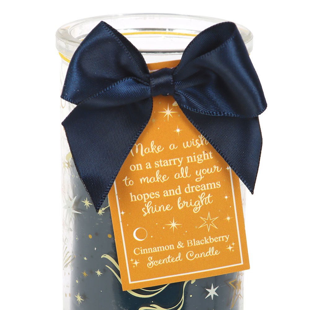 Starry Night Cinnamon & Blackberry Scented Tube Candle1