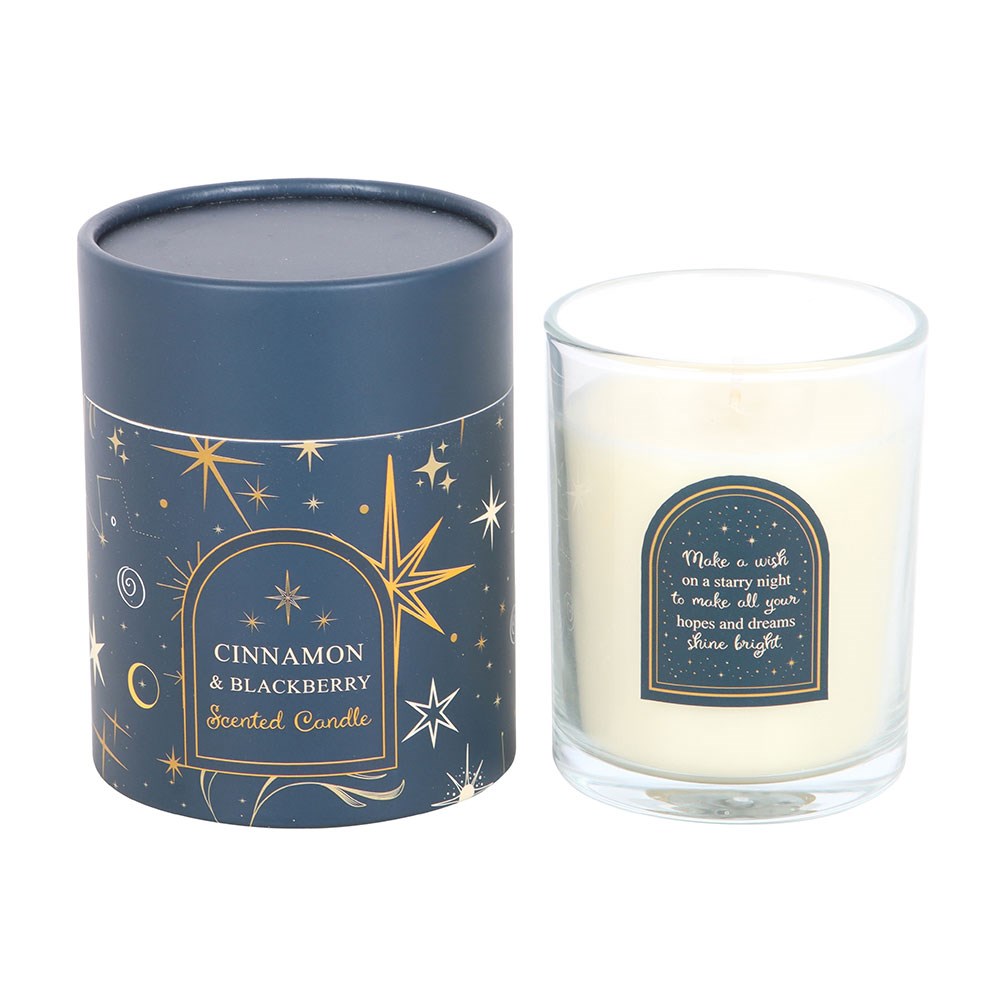 Starry Night Jar Candle - Cinnamon & Blackberry Scented1