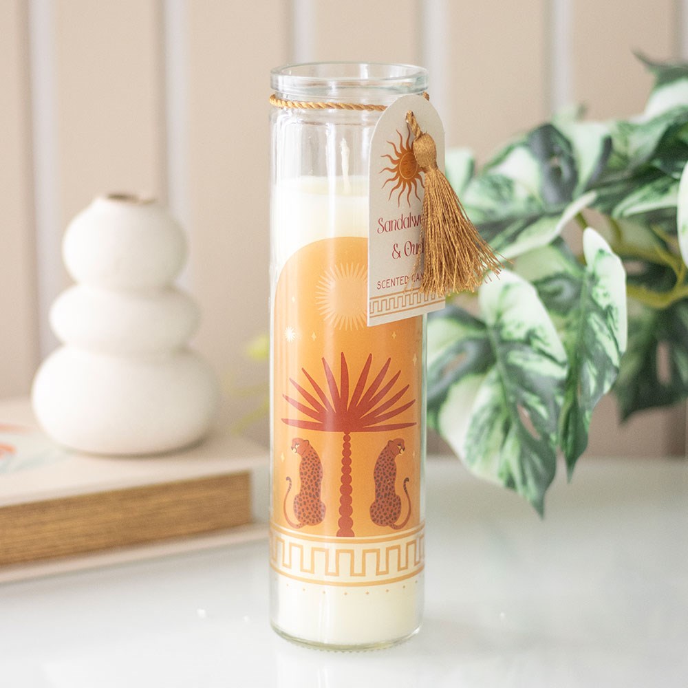 Leopard Palm Sandalwood & Oud Scented Candle3