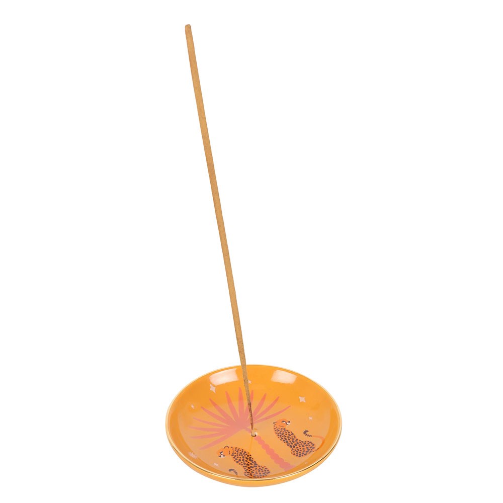 Leopard Palm Boho Incense Holder1