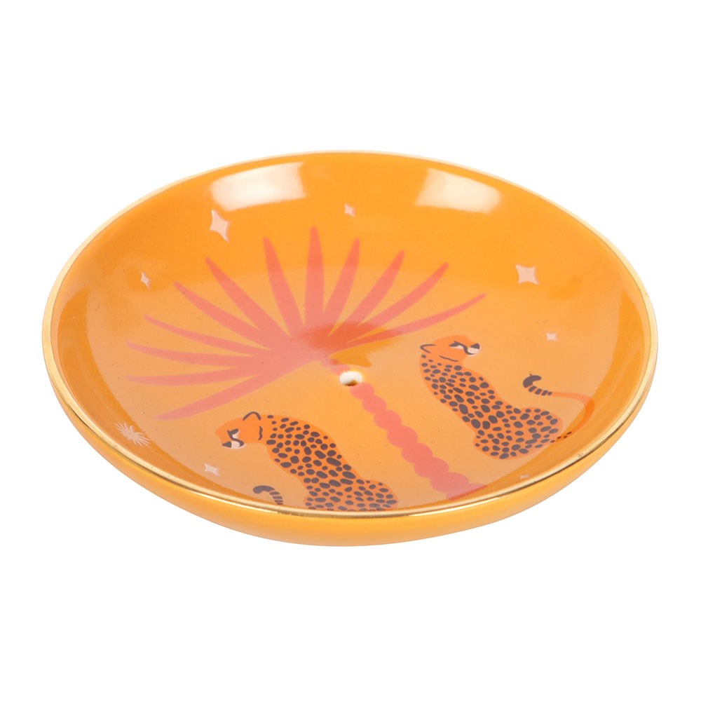 Leopard Palm Boho Incense Holder3