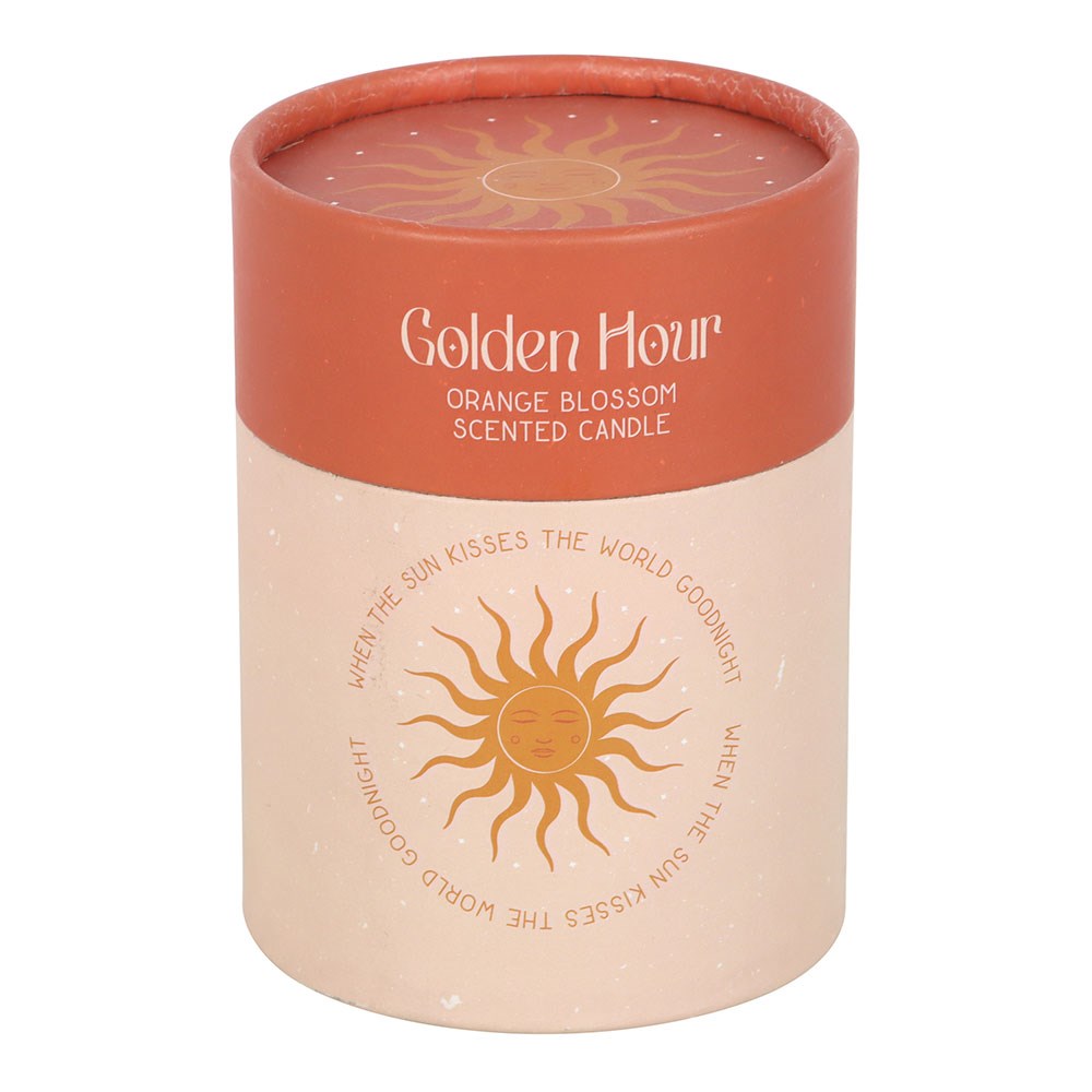 Golden Hour Orange Blossom Scented Candle2