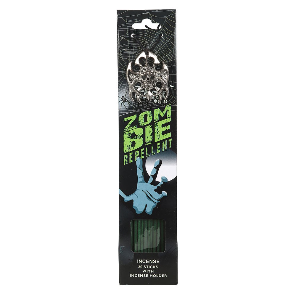Zombie Repellent Jasmine Scented Incense Sticks with Holder3