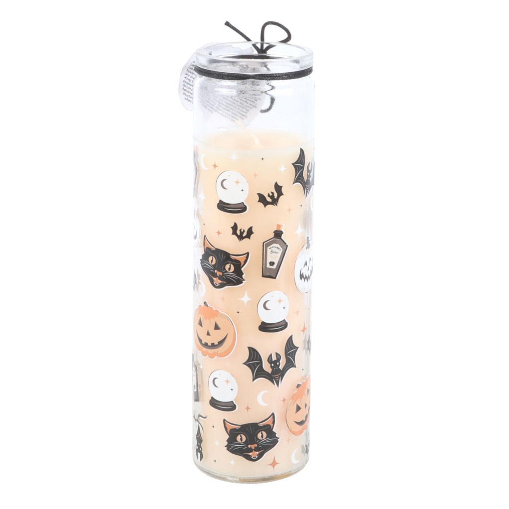 Spooky Spiced Pumpkin Scented Tube Candle2
