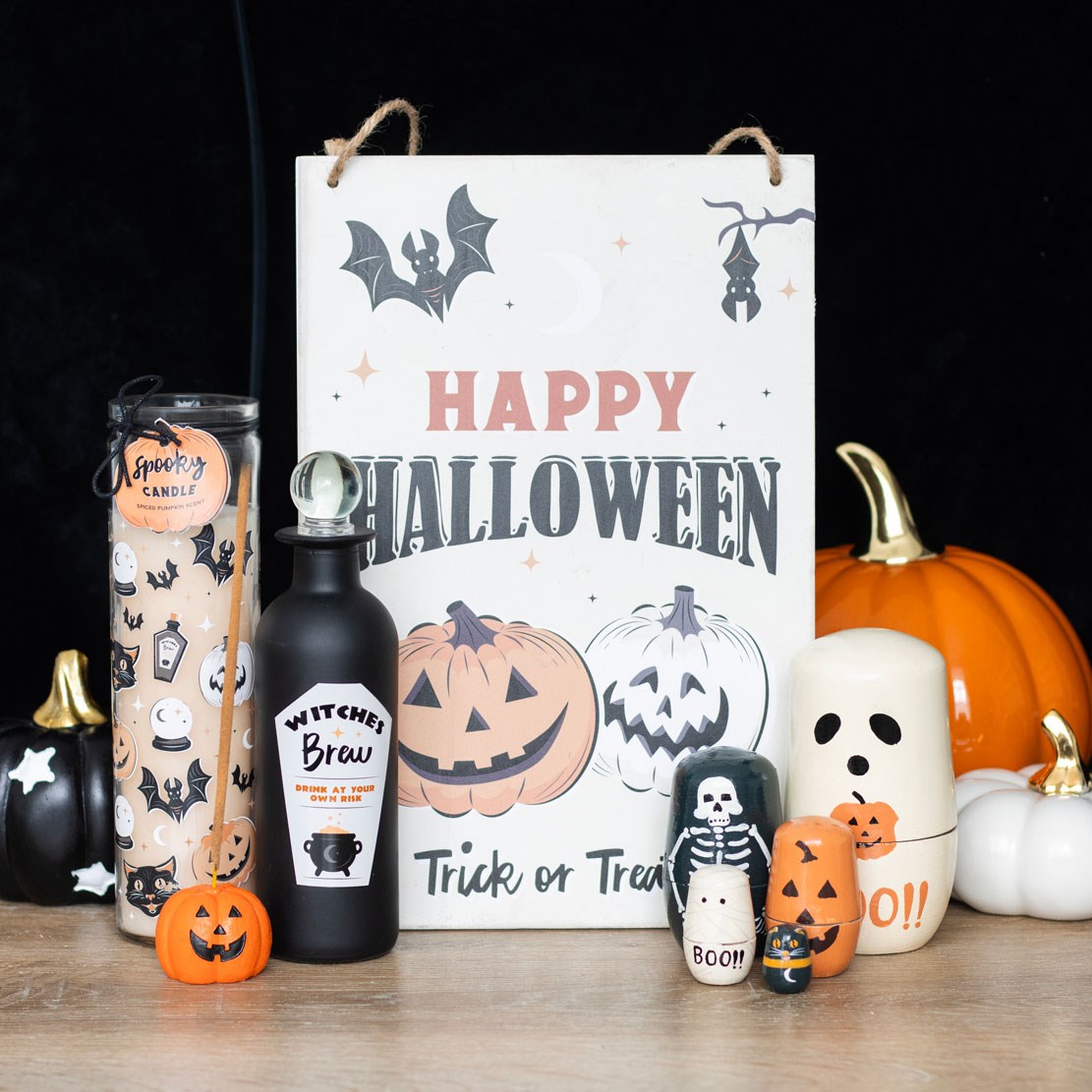 Spooky Spiced Pumpkin Scented Tube Candle4