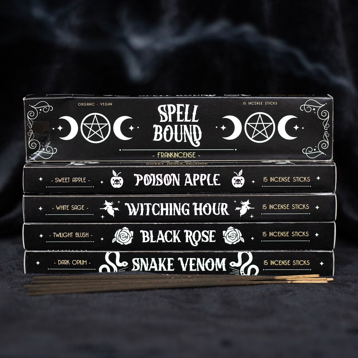 Midnight Ritual Incense Sticks Gift Set - Set of 6 Fragrances5