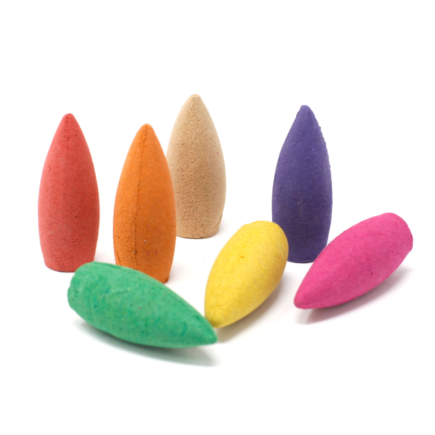 Long-Burn Backflow Incense Cones (70 Pack) - Assorted Fragrances2