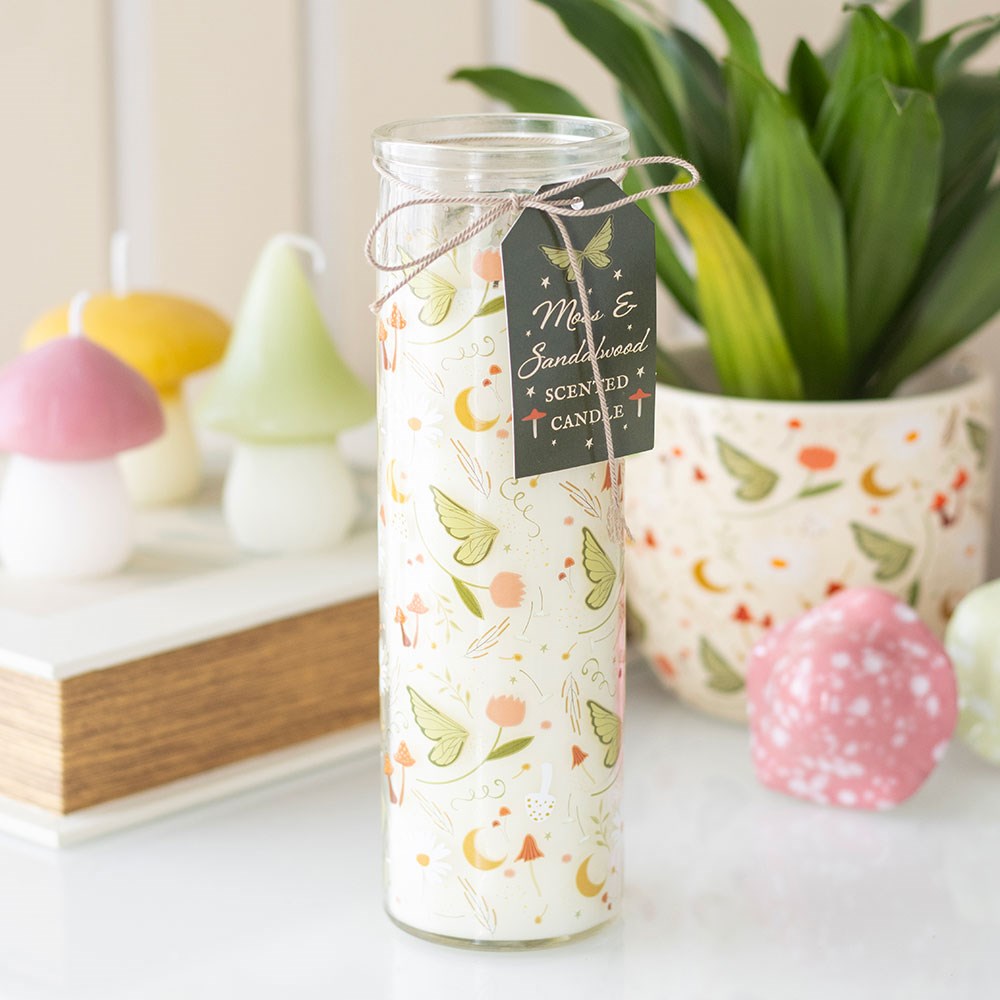 Fairy Folklore Moss & Sandalwood Scented Candle2