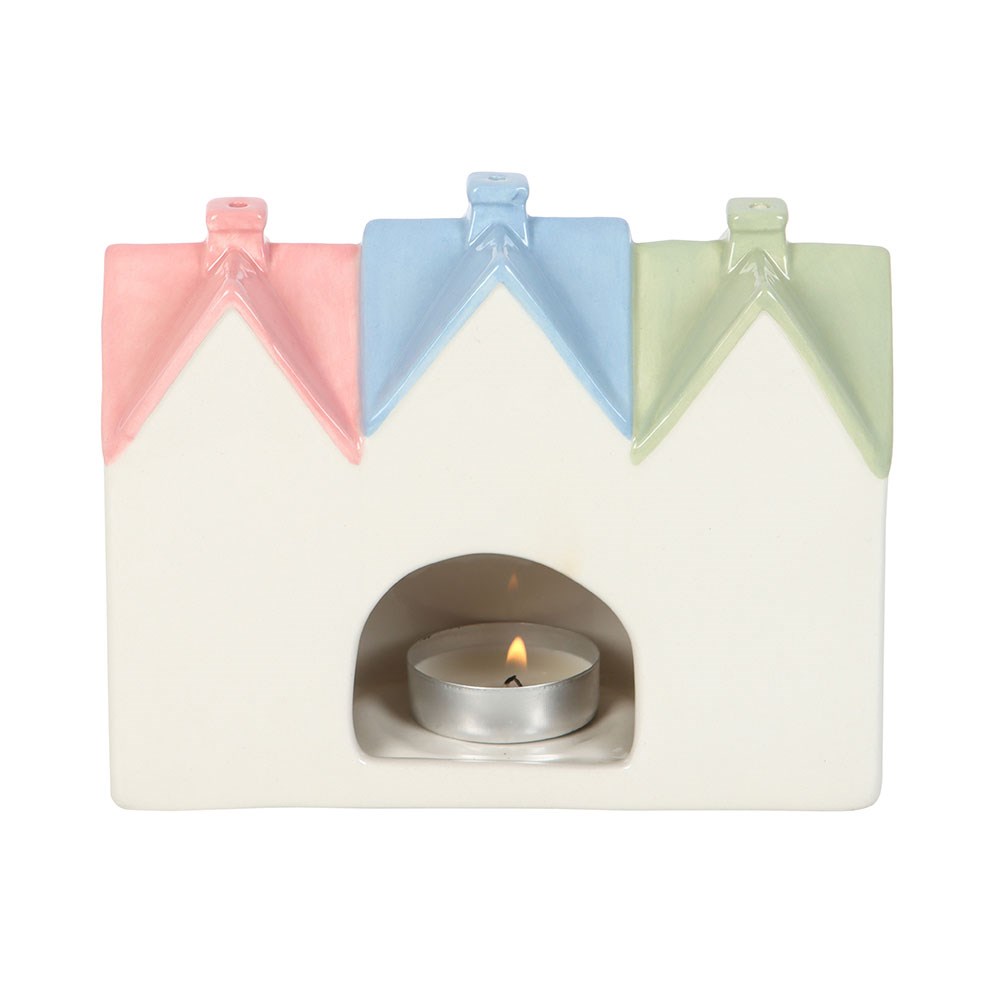 Charming Pastel House Incense Burner & Tealight Holder4