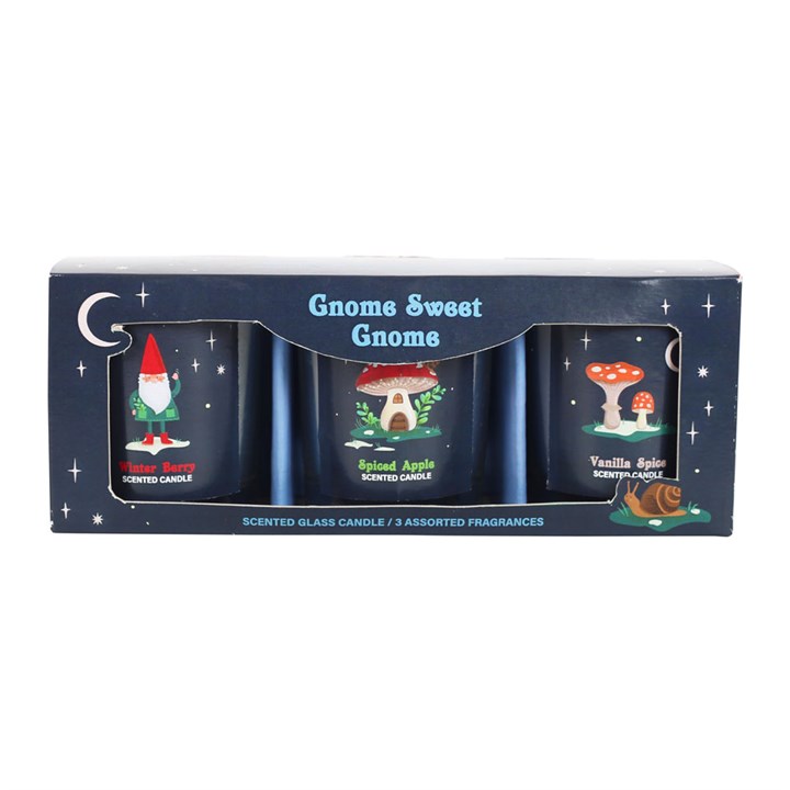 Gnome Sweet Gnome Scented Candle Gift Set1