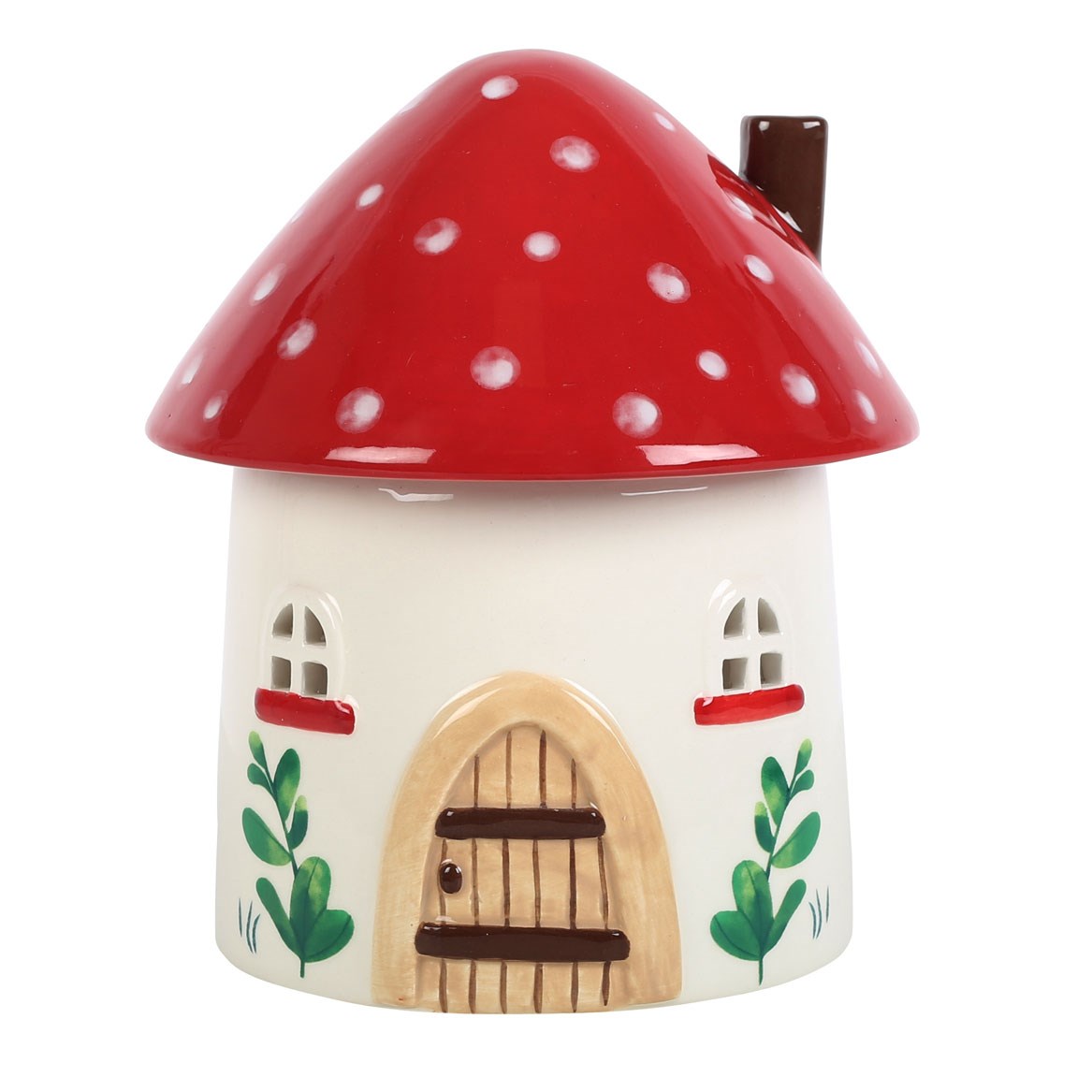 Whimsical Mushroom House Oil Burner & Wax Warmer1