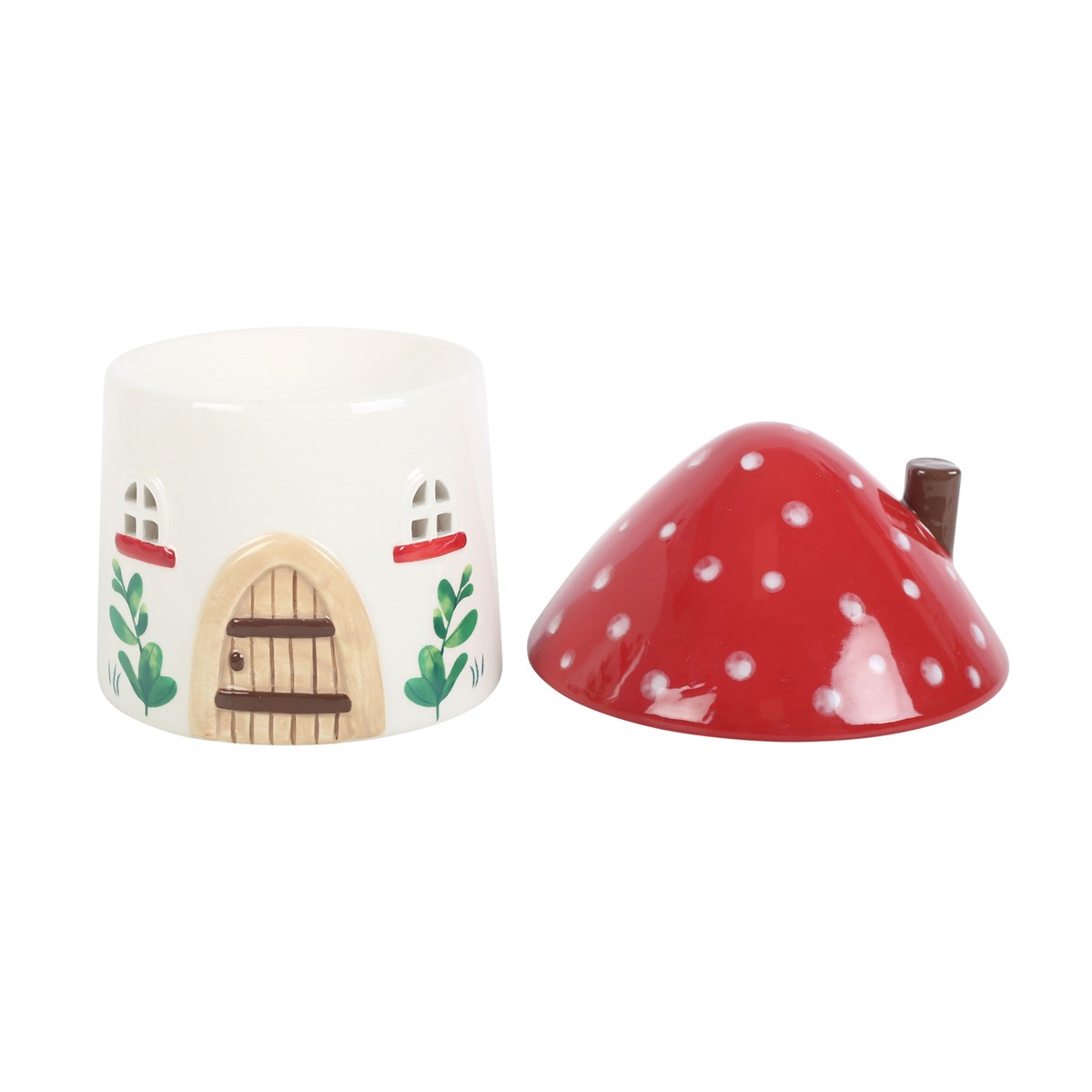 Whimsical Mushroom House Oil Burner & Wax Warmer3