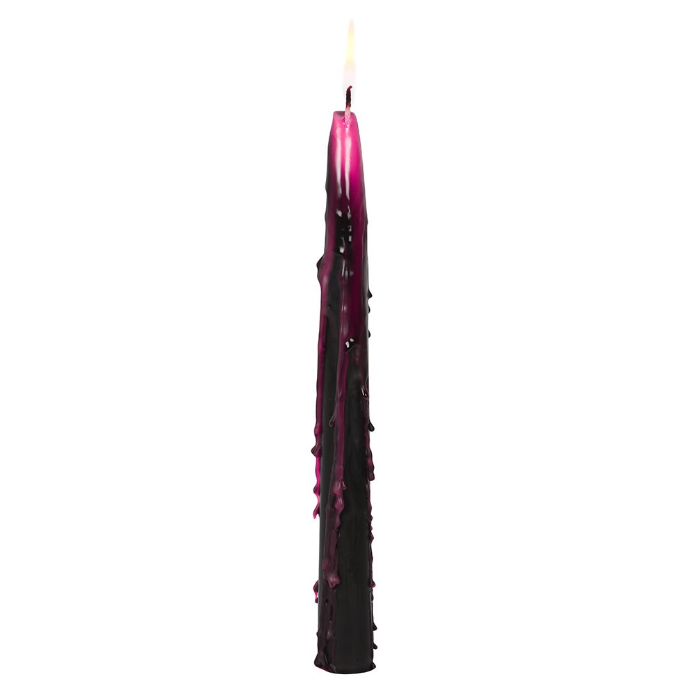 Pink Vampire Tears Taper Candles (Set of 4)2