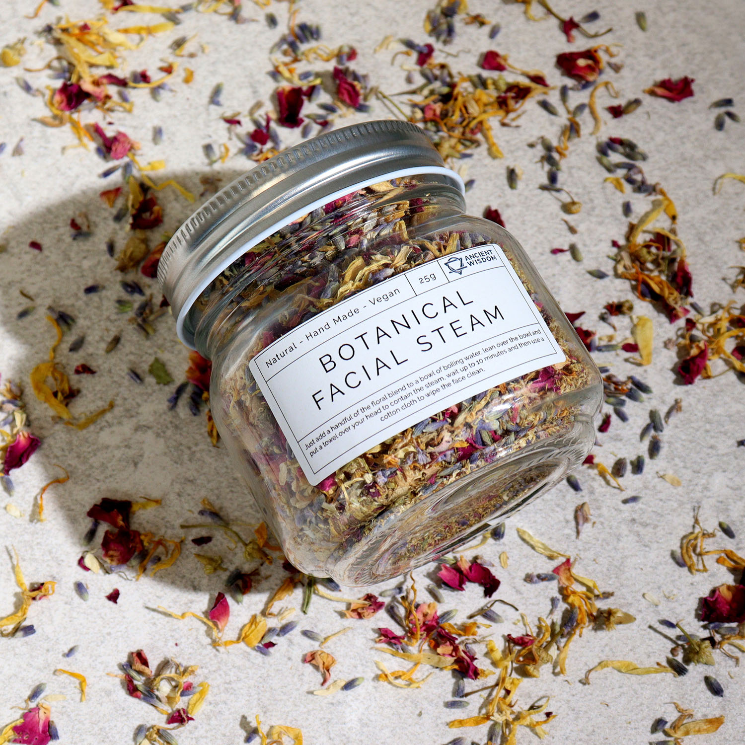 Natural Botanical Facial Steam - Soothe & Purify with Rose & Lavender4