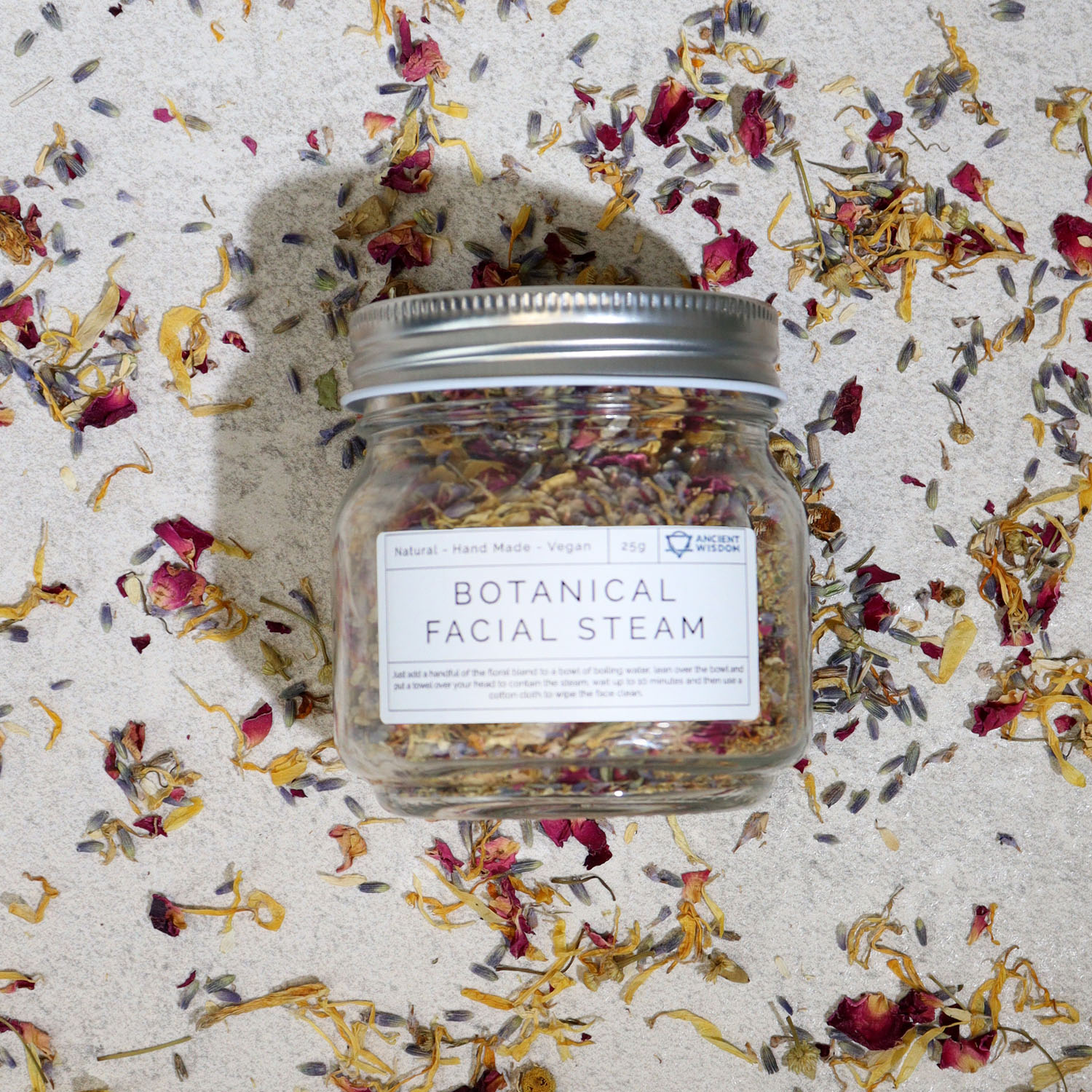 Natural Botanical Facial Steam - Soothe & Purify with Rose & Lavender7