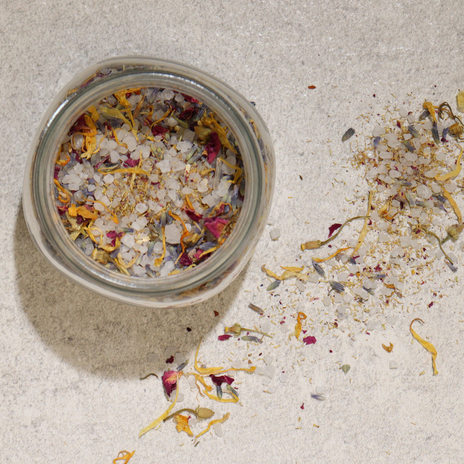 Natural Floral Bath Soak - Relax & Rejuvenate with Sea Salt & Lavender4