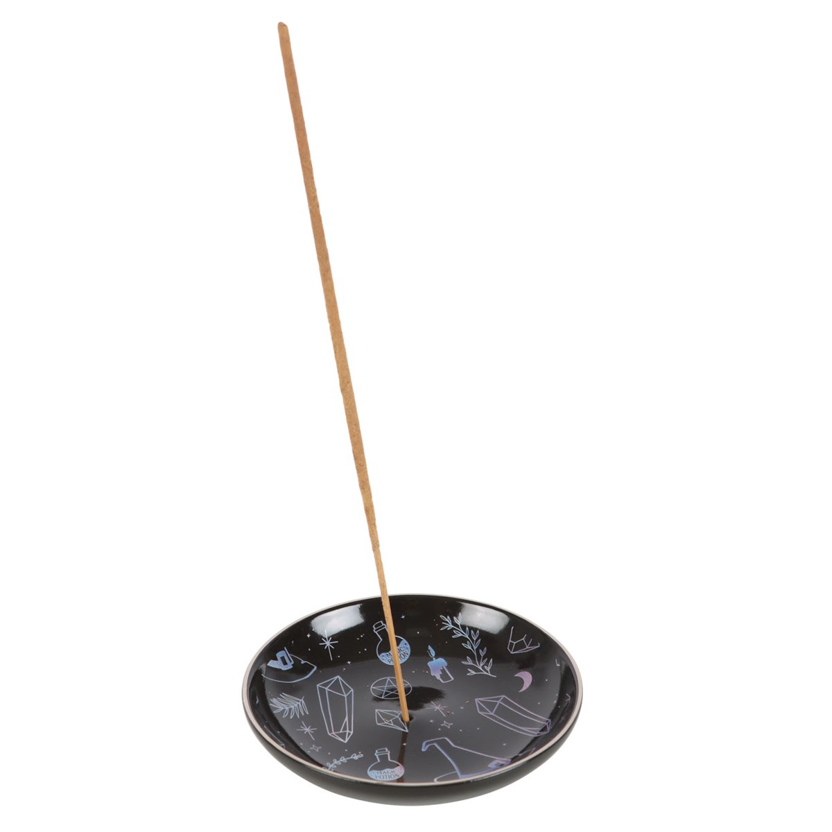 Crystal Witch Incense Holder Plate | Mystical Burner for Sticks & Cones1