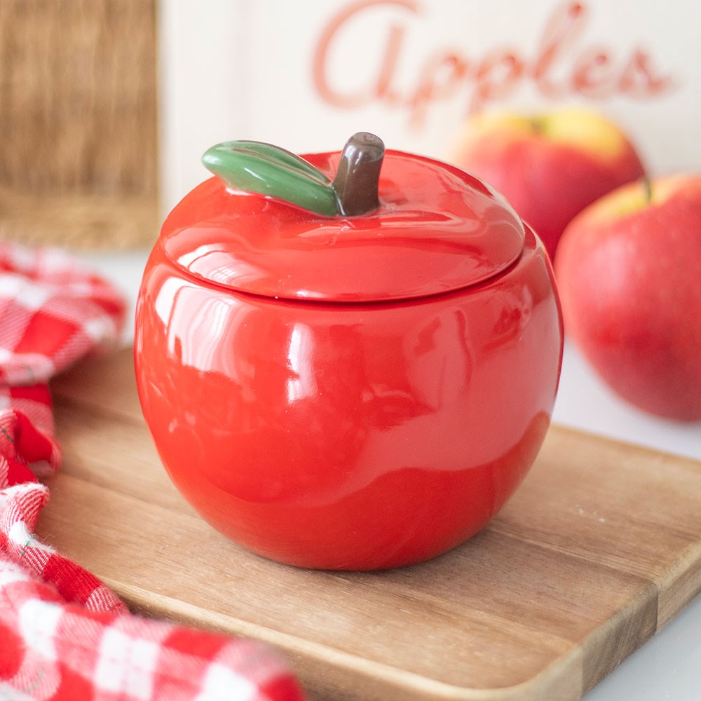 Charming Apple Shaped Scented Candle Jar1
