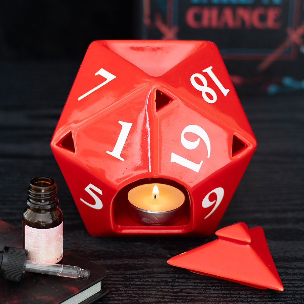 D20 Gaming Dice Ceramic Oil Burner1