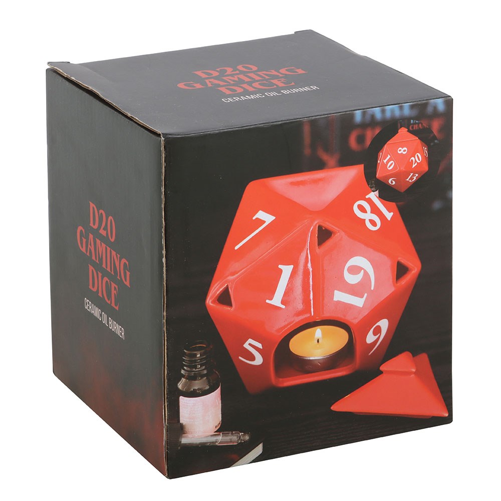 D20 Gaming Dice Ceramic Oil Burner5