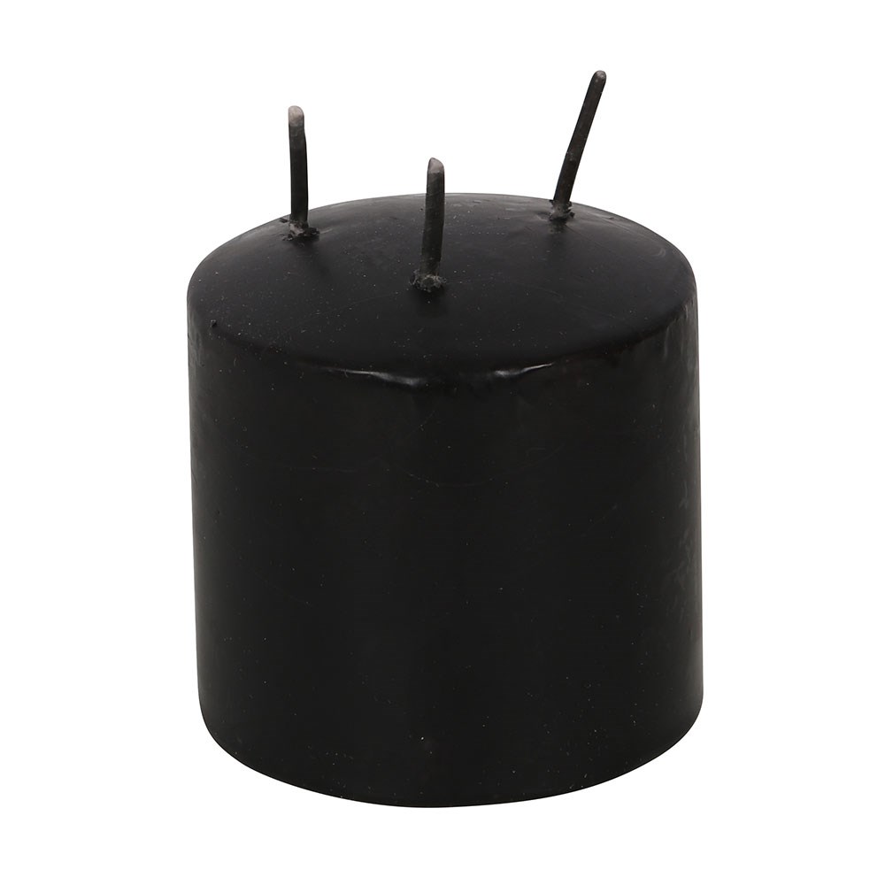 Draculina Vampire Tears Candle | 3-Wick Gothic Pillar Candle That Bleeds Pink3