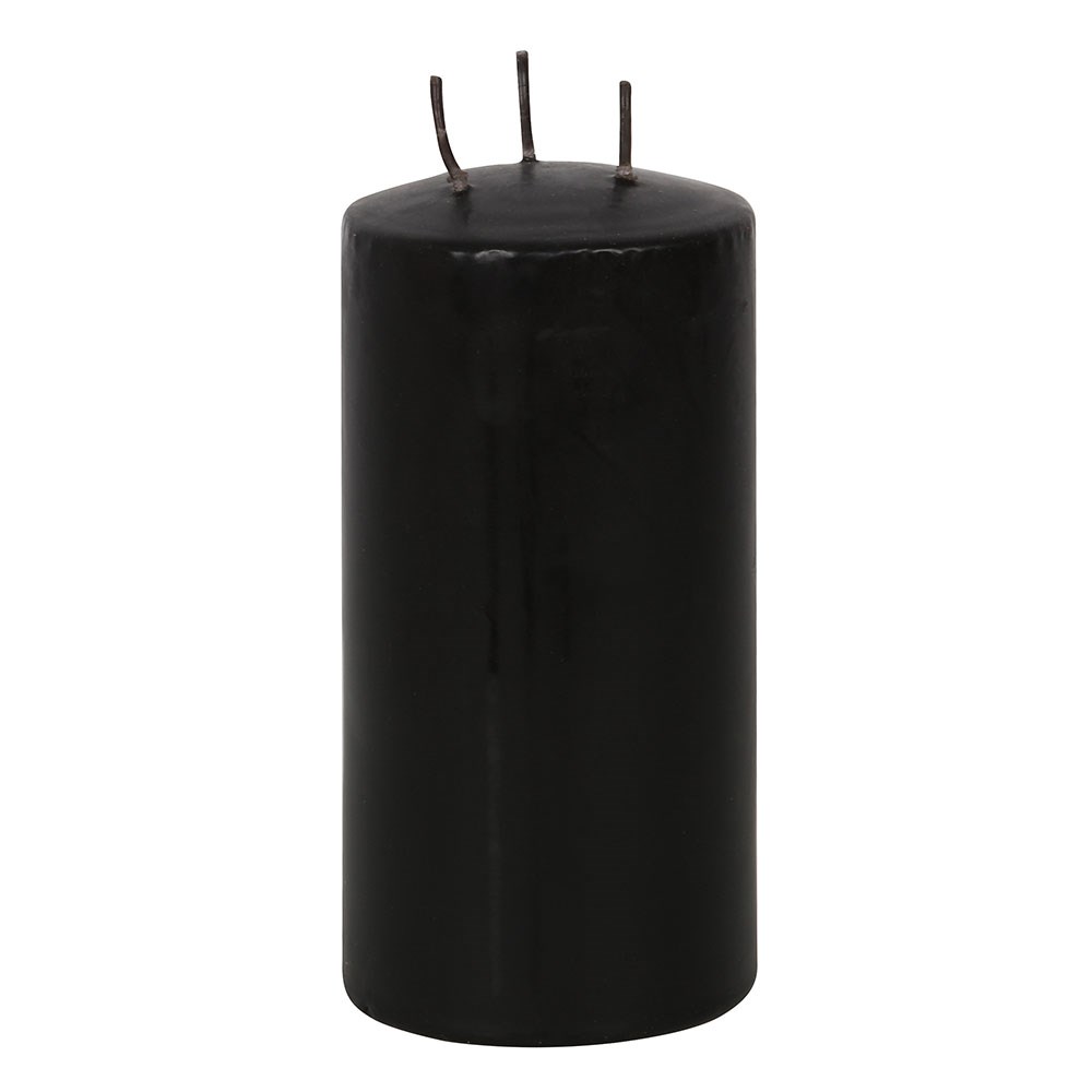 Large Draculina Vampire Tears Candle | 3-Wick Gothic Pillar Candle That Bleeds Pink3