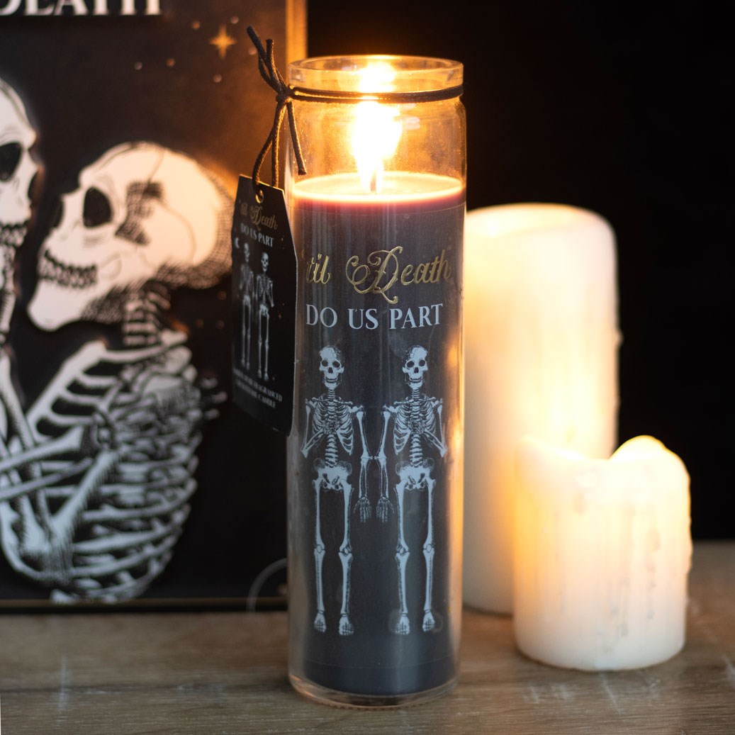 Til Death Do Us Part Amber Noir Tube Candle3
