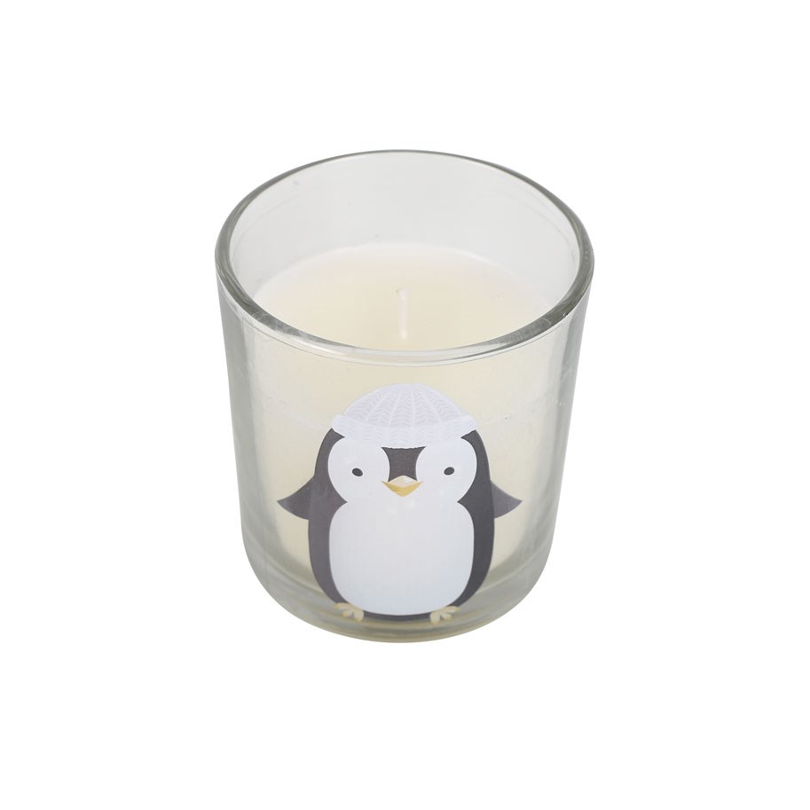 Frosty Vanilla Penguin Scented Candle2