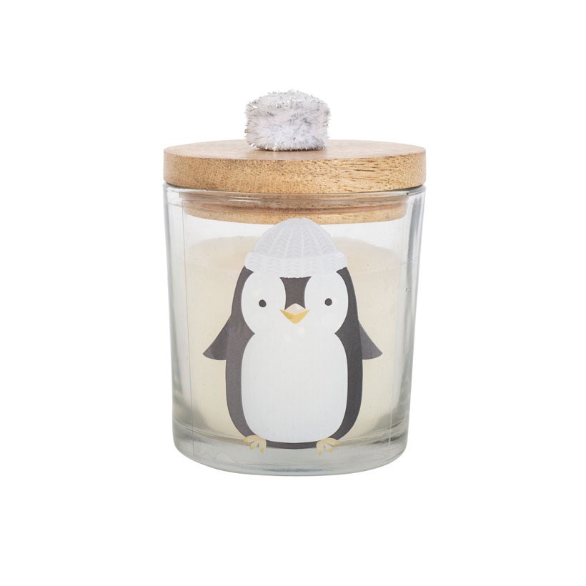 Frosty Vanilla Penguin Scented Candle3