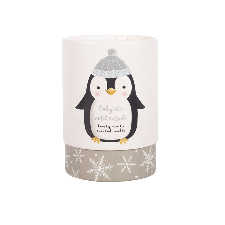 Frosty Vanilla Penguin Scented Candle4