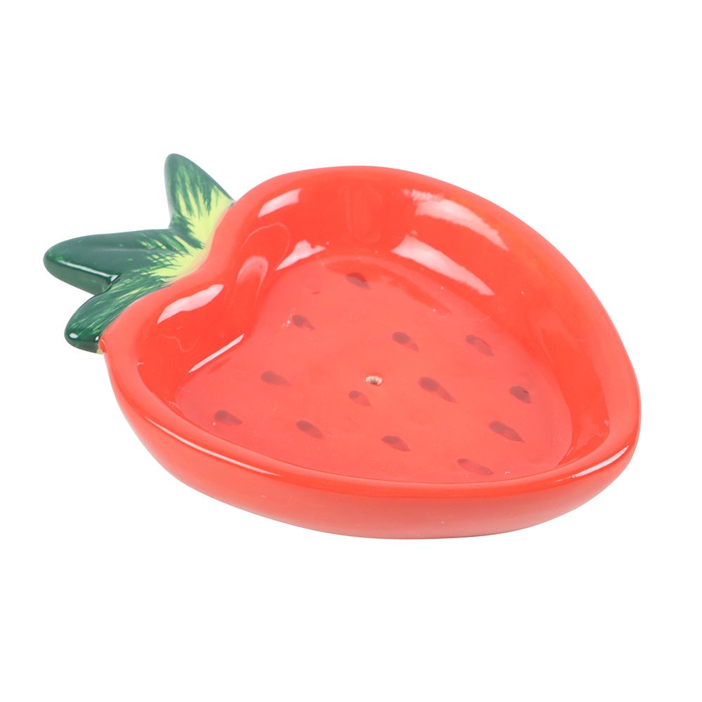 Sweet Strawberry Ceramic Incense Stick Holder2