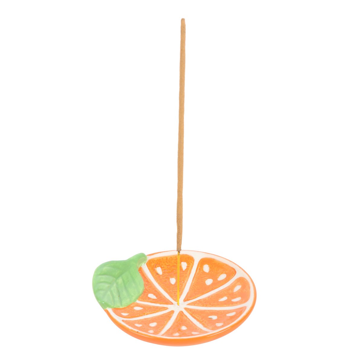 Orange Slice Ceramic Incense Stick Holder1