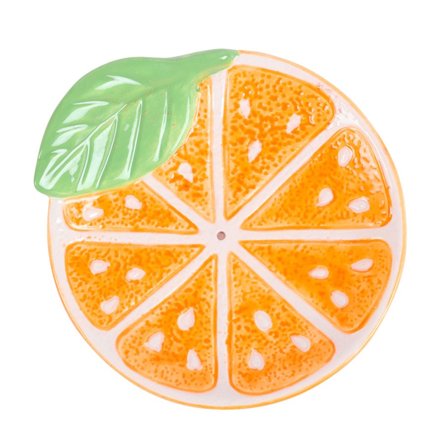 Orange Slice Ceramic Incense Stick Holder3