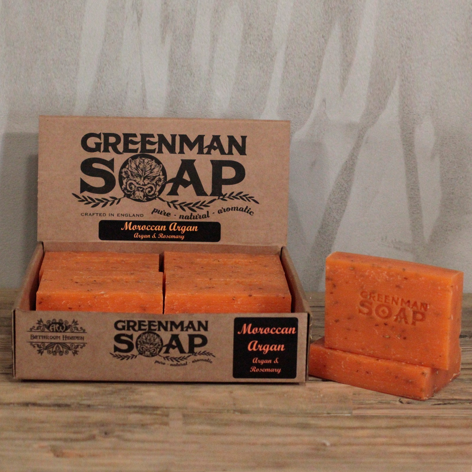 Greenman Soap Slice (100g) - Moroccan Argan4