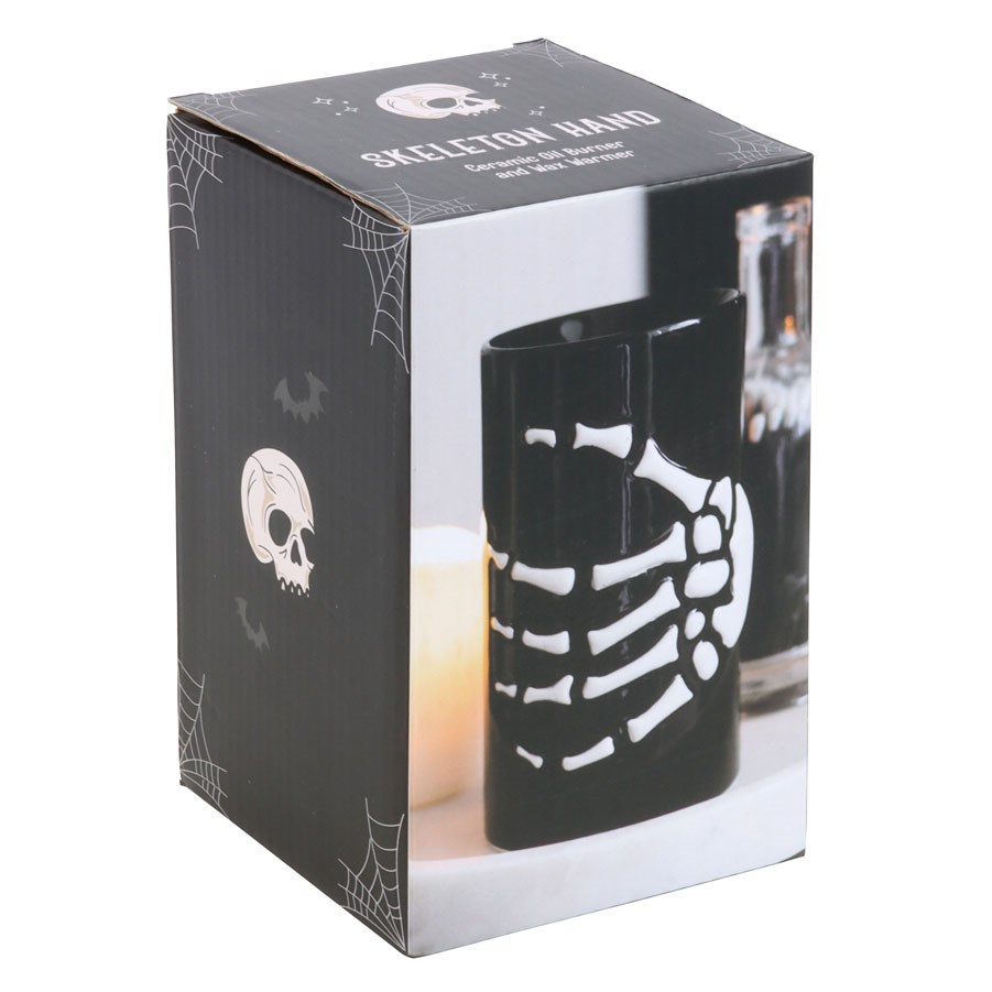 Skeleton Hand Ceramic Oil Burner & Wax Warmer5