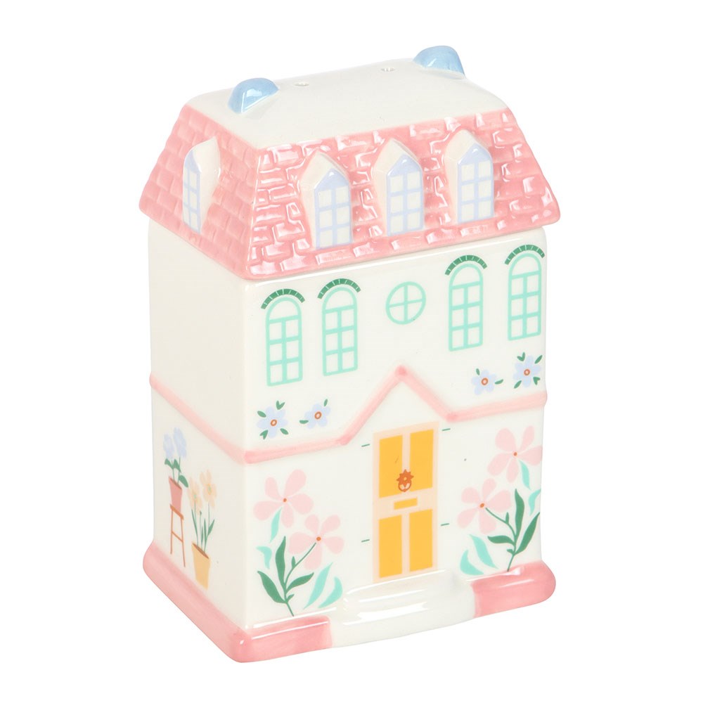 Pastel House Ceramic Oil Burner and Wax Warmer4