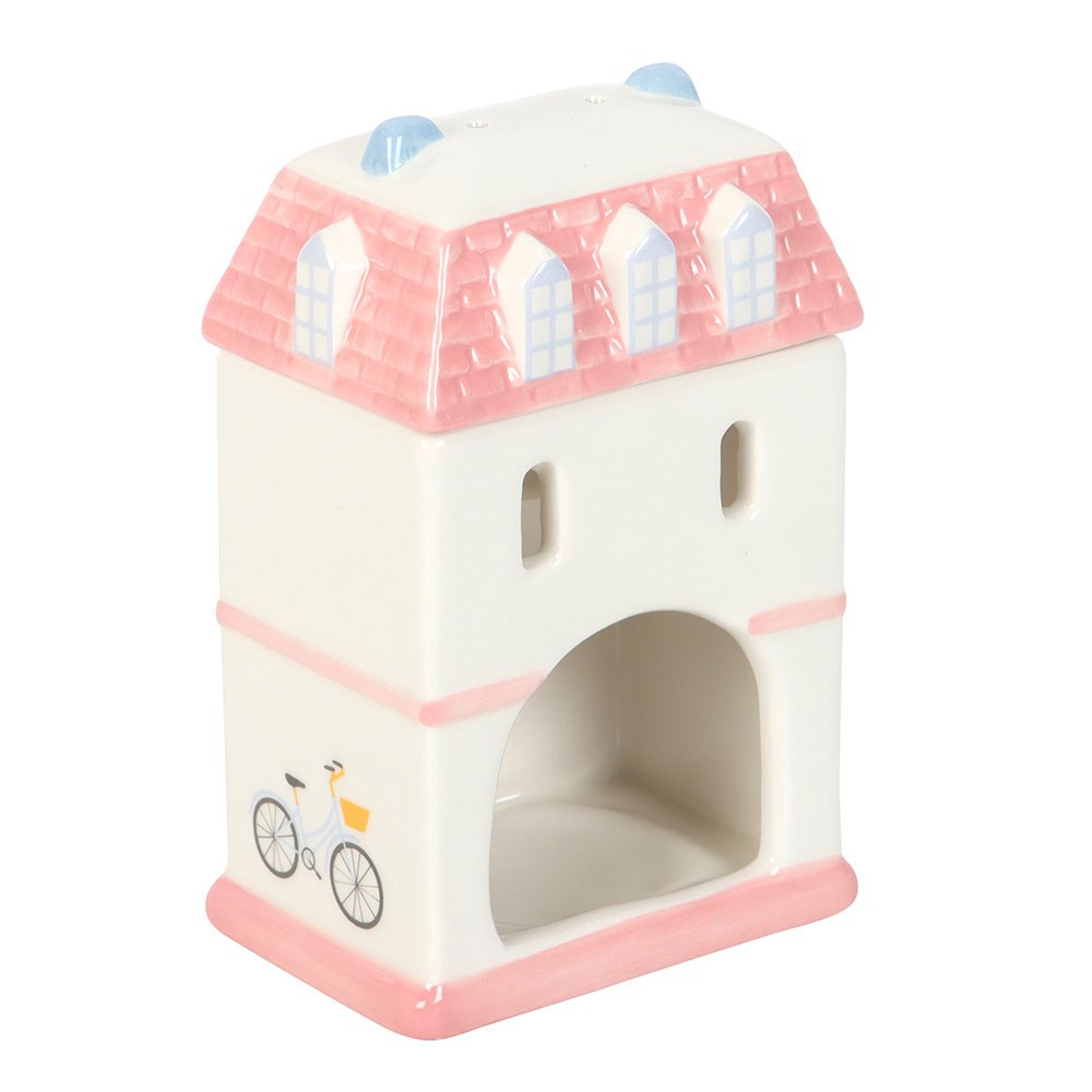 Pastel House Ceramic Oil Burner and Wax Warmer6
