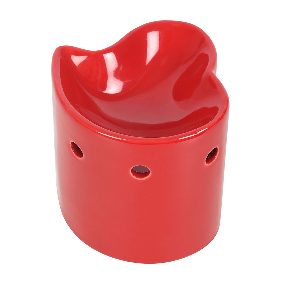 Red Heart Oil Burner & Wax Warmer1
