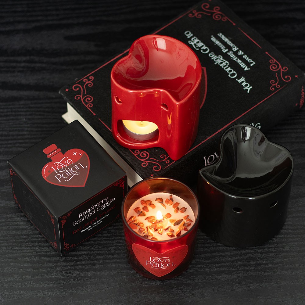 Red Heart Oil Burner & Wax Warmer4
