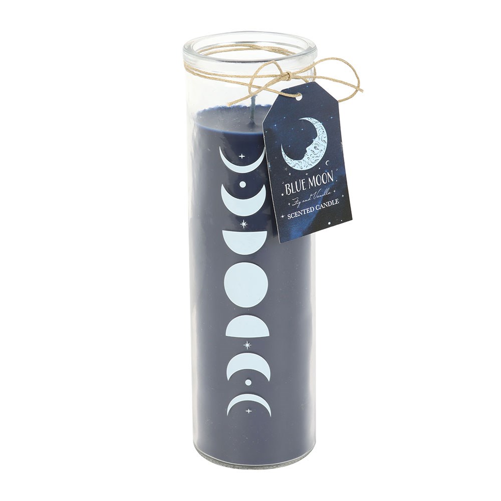 Blue Moon Phase Wild Blueberry & Vanilla Scented Tube Candle1