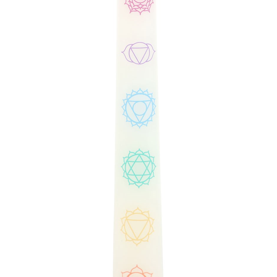 Set of 3 Chakra Balancing Taper Dinner Candles3