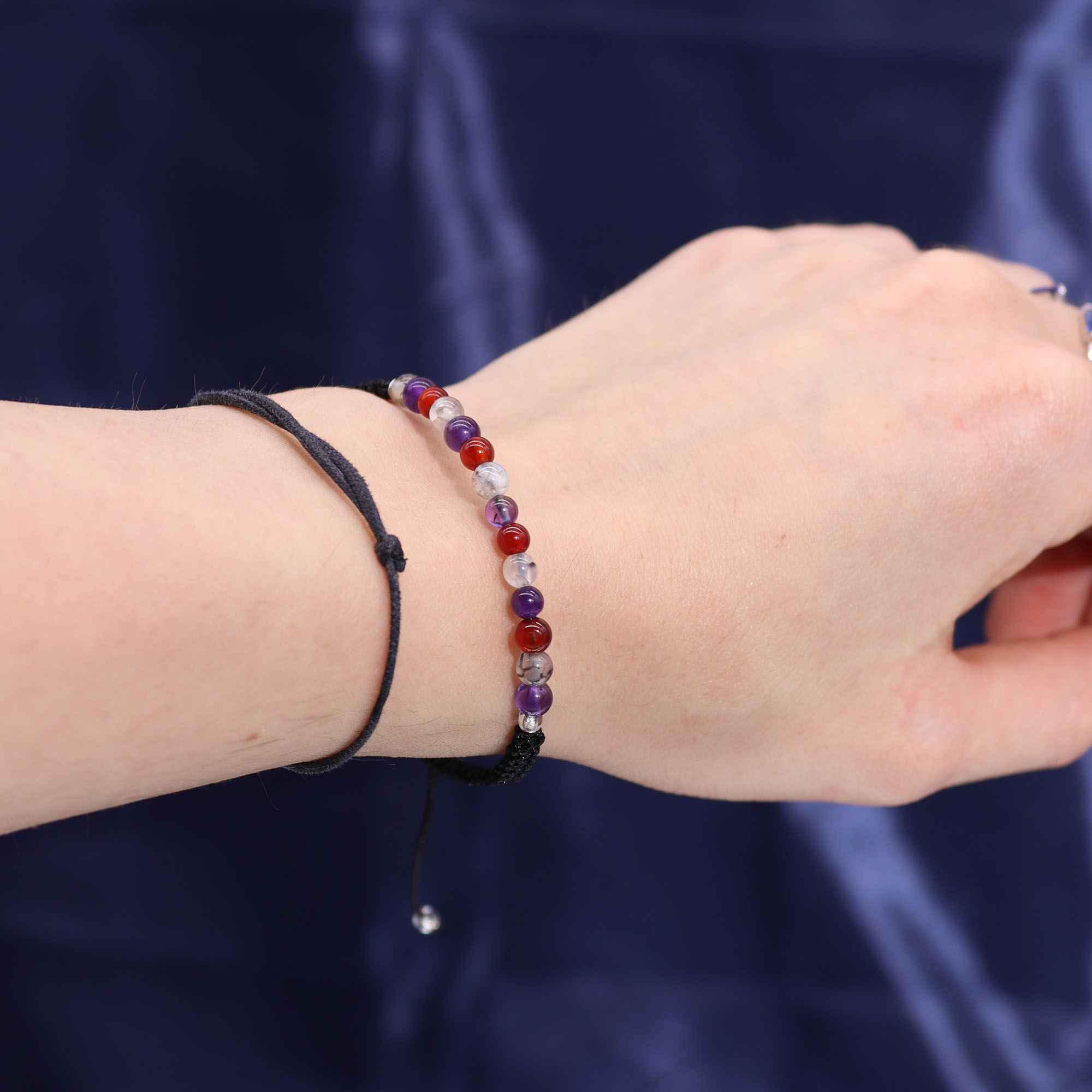 Zodiac Crystal Candle with Gemstone Bracelet - Virgo3