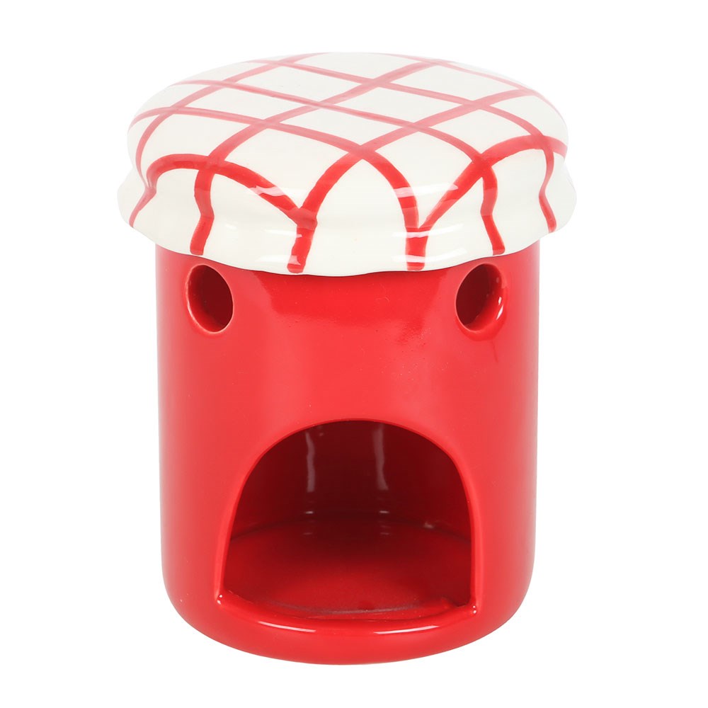 Cherry Jam Jar Oil Burner and Wax Warmer2