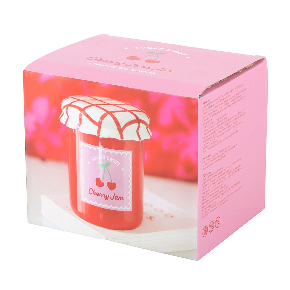 Cherry Jam Jar Oil Burner and Wax Warmer5