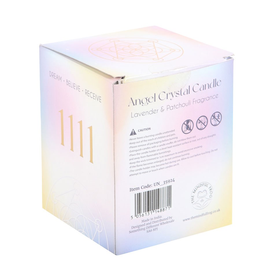 1111 Angel Number Crystal Chip Candle4
