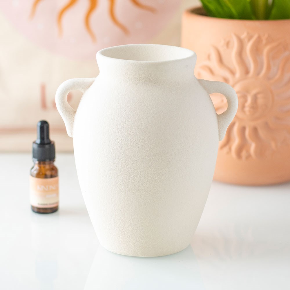 Vase Shaped Dolomite Oil Burner & Wax Warmer1