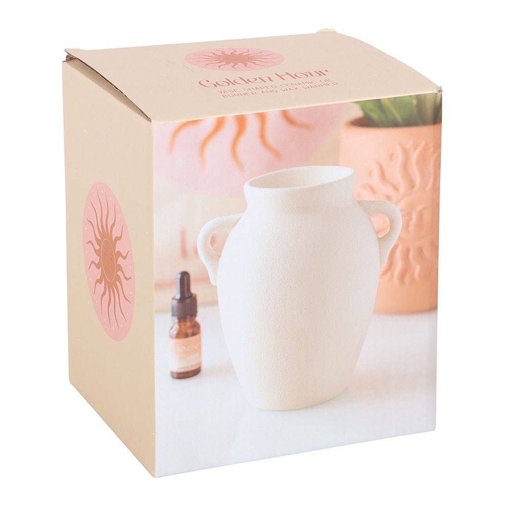 Vase Shaped Dolomite Oil Burner & Wax Warmer5