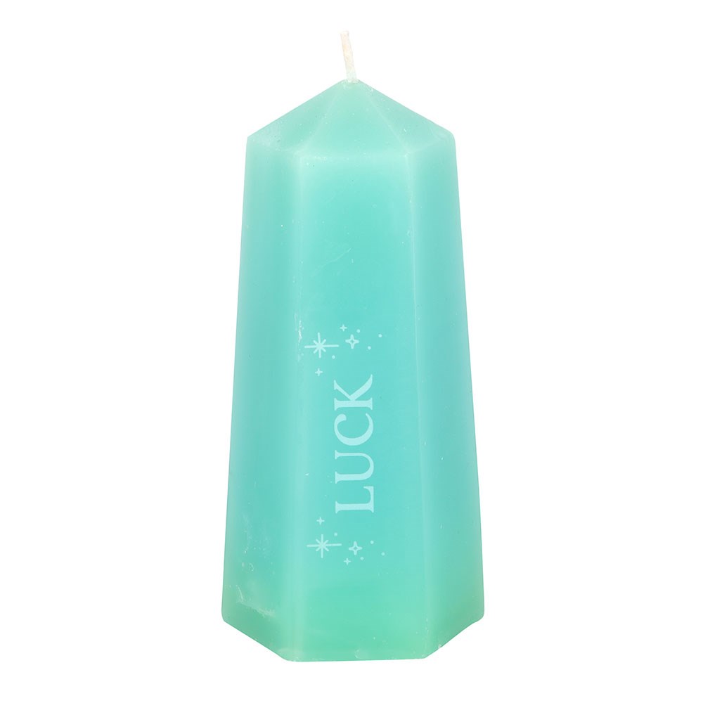 Luck Crystal Candle with Rough Green Aventurine2