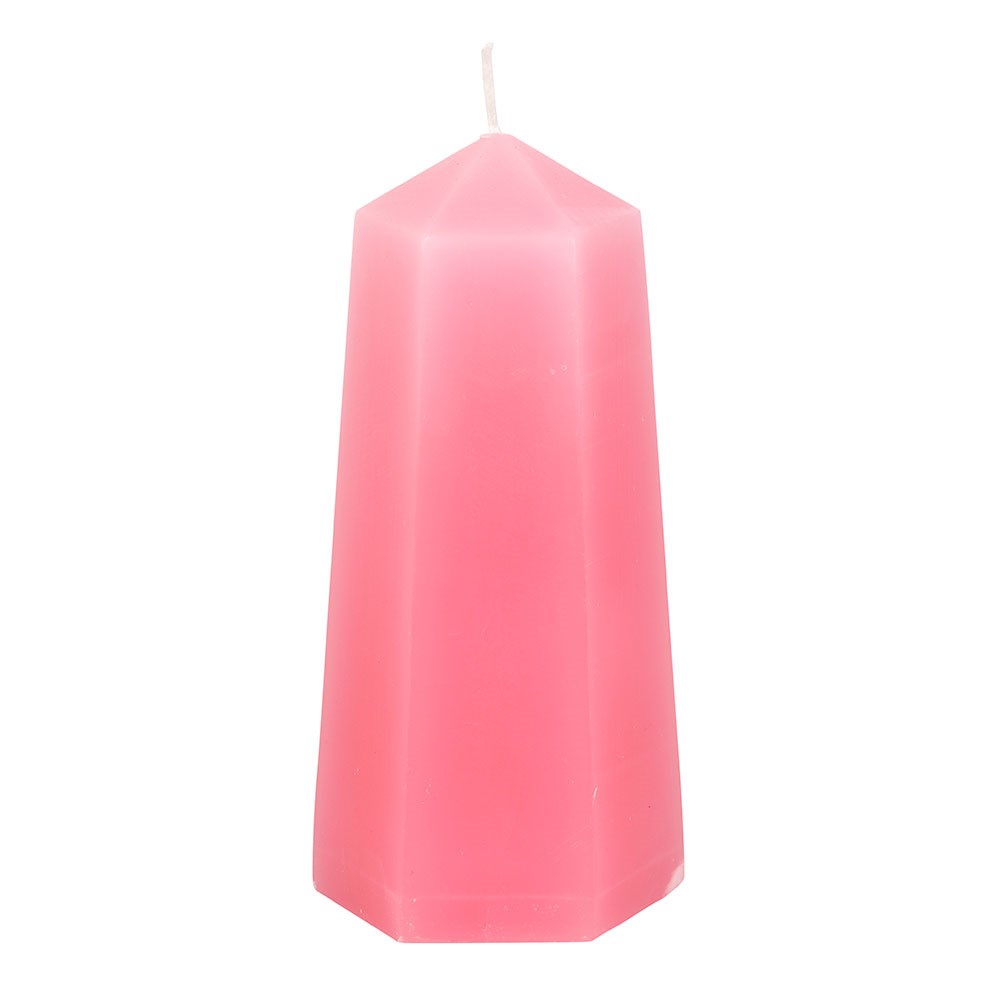 Love Crystal Candle with Rough Rose Quartz3